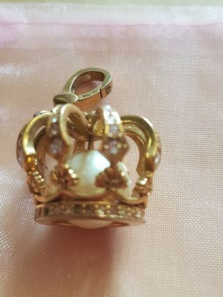 Juicy Couture Rare Large Crown Pearl Charm