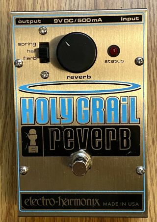 Electro Harmonix Holy Grail Digital Reverb Rare Guitar Effect Pedal