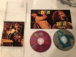 Pearl Jam Double Import 2 - Cd: Burning Live In Atlanta 1994 Rare