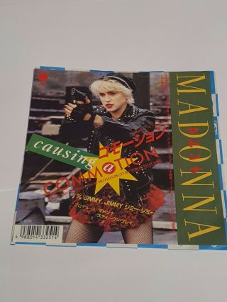 Madonna Causing A Commotion 7 Inch Single Japanese Import /ex Japan Rare