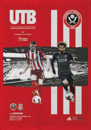Sheffield United V Liverpool - 20th September 2019 (2019/2020) - Rare