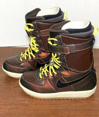 Nike Zoom Force 1 Snowboard Boots 334841 - 002 Iridescent Opal Rare - Mens 9