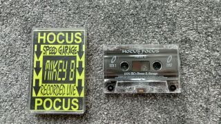 Hocus Pocus Mikey B Recorded Live Underground,  Garage Music Cassette Tape,  Rare