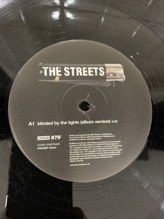 The Streets - Blinded By The Lights 12” Vinyl - Rare “ Parental Advisory “ Vgc