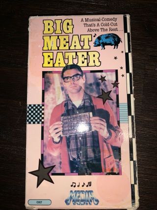 Big Meat Eater Vhs Rare Cult Sci - Fi Media Musical Comedy Slipcase