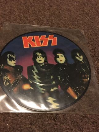 Kiss - A World Without Heroes 7” Vinyl Rare 1981 Uk Picture Disc