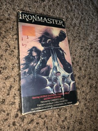 Ironmaster Iron Master Full Flap Vhs Marquis Rare Oop