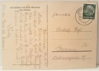 WWII Postcard OF Hero GERMAN SOLDIER / Generalfeldmarschall von KLUGE / RARE PC 2