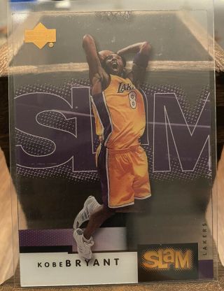 Kobe Bryant Upper Deck Slam Acetate Clear See Through Rare Lakers Mamba