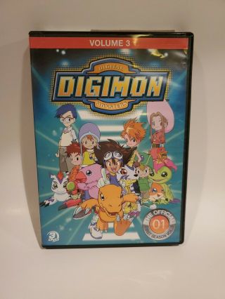 The Official Digimon Digital Monsters 1st Season Vol.  3 Rare Reboot Tcg