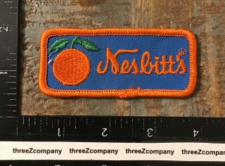 Vintage Nesbitt’s Orange Soda Advertising Patch Oranges Fruit Company Rare