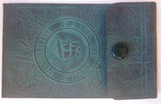 Rare Vintage 1920s Bank Of Italy Checkbook Cover Green