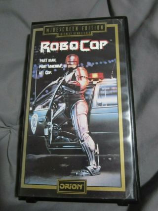 Robocop Vhs Widescreen Edition Orion Clamshell 1997 Rare Horror Scifi