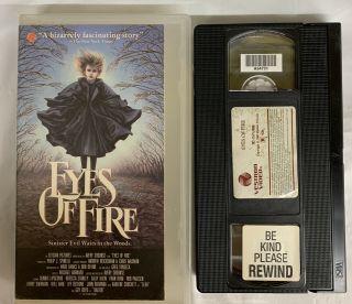 Eyes Of Fire Vhs 1987 Rare Great Horror Vestron Video Cult Sinister Evil Spooky