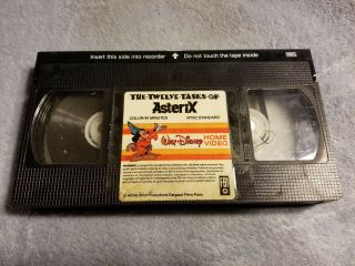 The Twelve (12) Tasks Of Asterix (1976) - Vhs Tape - Walt Disney - Rare