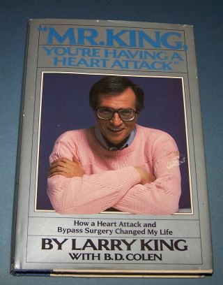 Rare Larry King Signed Book Mr.  King You 