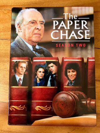 The Paper Chase Season 2 Two Dvd 6 Disc Set 19 Episodes Rare John Houseman