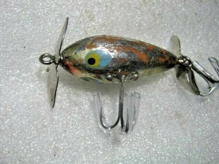 Rare Old Vintage Smithwick Buck N Bawl Double Prop Topwater Wood Lure Lures