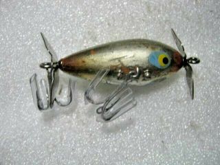 Rare Old Vintage Smithwick Buck N Bawl Double Prop Topwater Wood Lure Lures 2