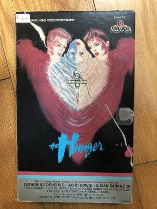 The Hunger Vhs 1983 Rare Vintage Cult Mgm Home Video