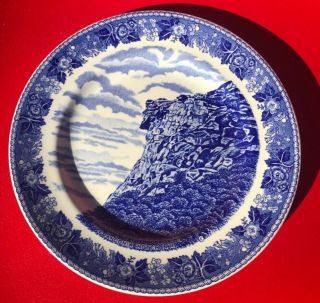 Rare Vintage Hampshire 7” Plate Old Man Of The Mountain