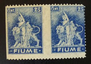 Fiume Stamp ERROR - Rare - Italy Croatia Yugoslavia B3 2