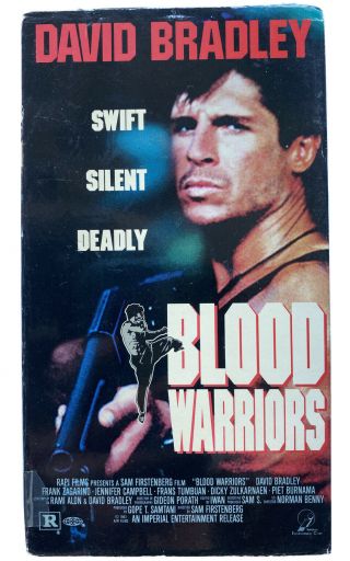 Blood Warriors (vhs Rated R) David Bradley,  Frank Zagarino Rare Action B - Movie