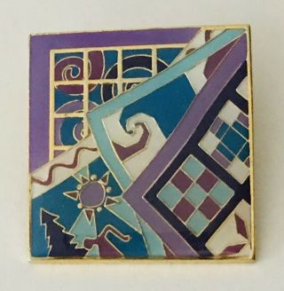 1988 Great Pacific Northwest Quilt Show Seattle Wa Pin Badge Rare Vintage (n21)