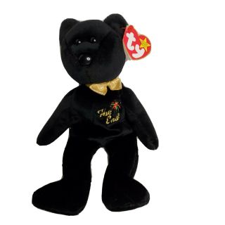 Ty The End Bear Beanie Babies Plush Toy 1999 Retired Year 