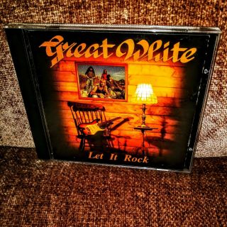 Great White Let It Rock Cd 1995 Rare Us 1st Press Imago Jack Russell