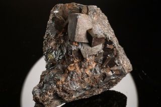 Rare Cubic Hematite Crystal Cluster Franklin,  Nj - Ex.  Lemanski