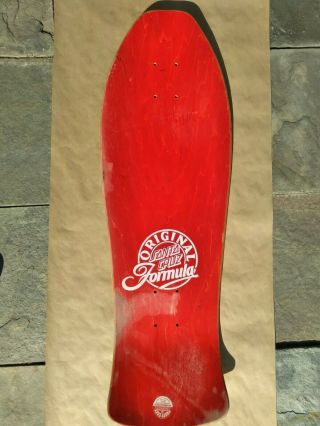 vintage Jeff Grosso Santa Cruz skateboards Coca Cola autographed deck NOS RARE 6