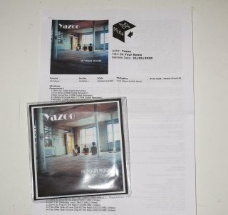 Yazoo - In Your Room.  Ultra Rare Epk Interview,  3 Video Clips Promo Virgin/emi Dvd