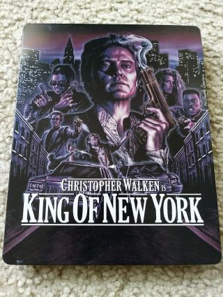 King Of York (blu - Ray/dvd Combo; Steelbook,  Region B) Rare Oop