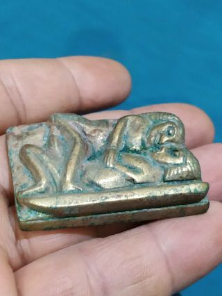 8.  copper Pharaonic amulets are very rare of the ancient Egypt civilization 3