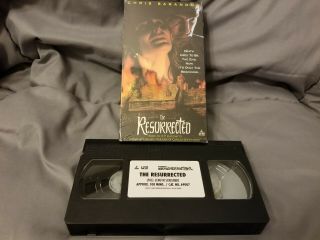 The Resurrected (1991) - Vhs Movie - Horror - John Terry - Demo / Screener - Rare