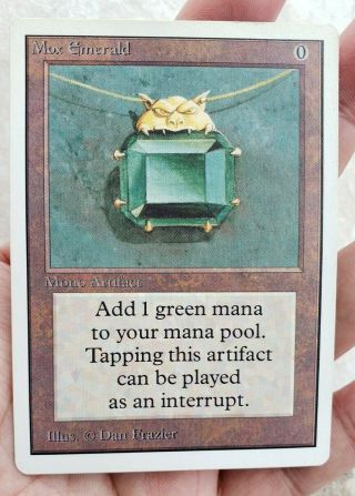 Vintage Magic | Near Mtg Unlimited Mox Emerald,  Bgs/psa?
