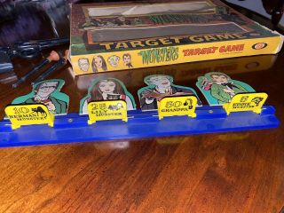 Vintage Rare 1965 The MUNSTERS TARGET GAME By Ideal Herman,  Lily,  Grandpa 3