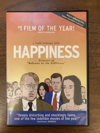 Happiness (dvd,  1999) Todd Solondz Rare Oop Usa Region 1 Welcome To Dollhouse