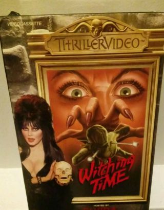 Witching Time (vhs) Elvira Thrillervideo Hammer House Of Horror Rare