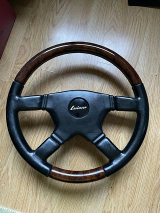 Lorinser Momo Steering Wheel Woodgrain Rare Amg Brabus Mercedes - Benz W124 W126