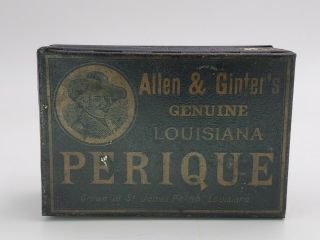 Antique Vintage Pipe Tobacco Tin Allen & Ginter 