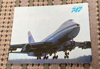 1/26) Org Rare 1969 Booklet Pan Am World Airways Introduces The 747 Jet Airliner