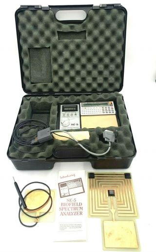 Biofield Se - 5 Spectrum Analyzer With Sharp Pc - 1262 Pocket Computer Very Rare