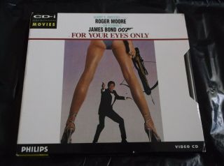 James Bond 007 Vintage Philips Cd - I Video Cd Rare Movie For Your Eyes Only