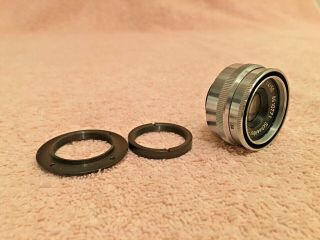 Schneider - Kreuznach 50mm F/4 Componar Enlarging Lens & Rare Mounting Flange