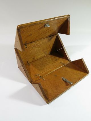 Antique Refinished 1889 Singer Sewing Machine Oak Puzzle Box