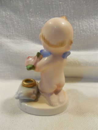 Vintage Norcrest Napco Lefton Japan Ceramic June Birthday Kewpie Figurine F - 335 3