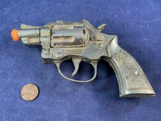 Antique Vintage Toy Revolver Cap Gun Pistol - Hubley Trooper