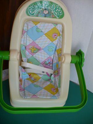 VINTAGE 1983 CABBAGE PATCH KIDS DOLL CAR SEAT CARRIER BY COLECO. 3